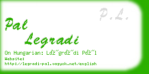 pal legradi business card